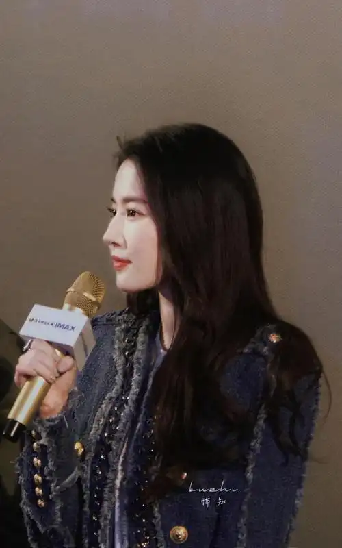 刘亦菲早期路演美照一眼万年