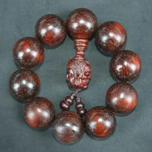 5*10犀牛角紫檀高仿金星  一念之间佛珠手串手链男女款厂家批发