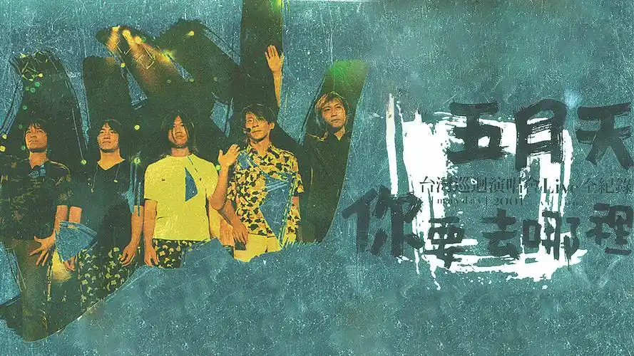 阿信卖力雨中嗨唱,现场歌迷热泪盈眶(2001五月天你要去哪里演唱会)