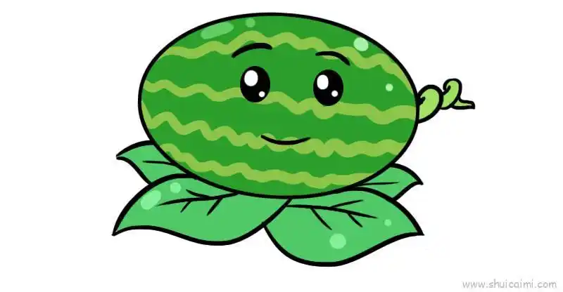 西瓜投手儿童画怎么画西瓜投手简笔画简单又好看