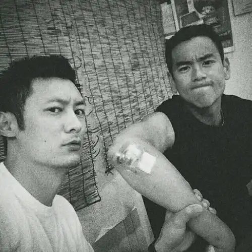 彭于晏搞怪微信头像图片