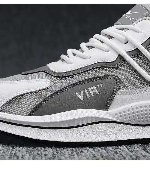 双星八特男鞋2024春季新款潮流百搭运动鞋男士透气轻便防滑休闲跑步鞋