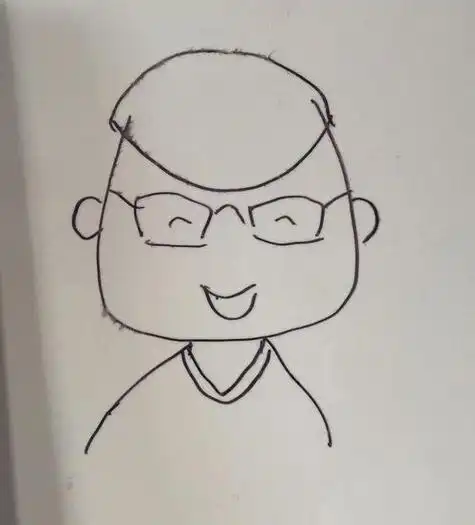 小朋友自画像简笔画小朋友自画像简笔画男孩