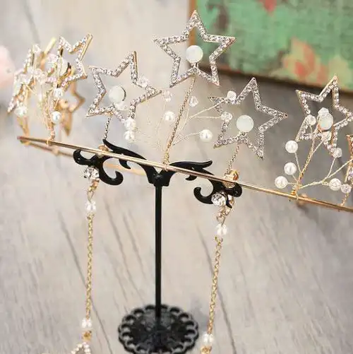 十二星座专属"女王皇冠",狮子座珍珠水钻,水瓶座勇敢蝶恋花