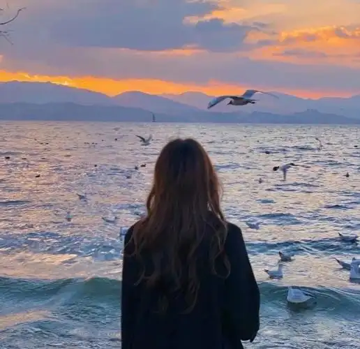 女生头像关于海