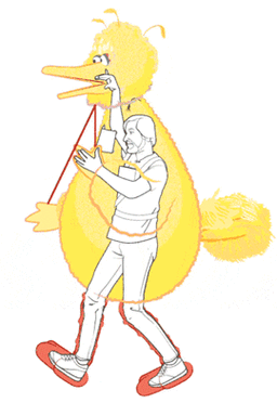 木偶走路提线有创意gif动图_动态图_表情包下载_soogif