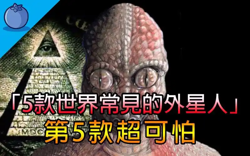 5款世界常見的外星人|第5款超可怕|請一定要看到最後|藍莓豆花 blue