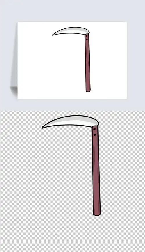 数字7象形字锋利工具镰刀插画7像镰刀素材简介我图网提供数字7象形字