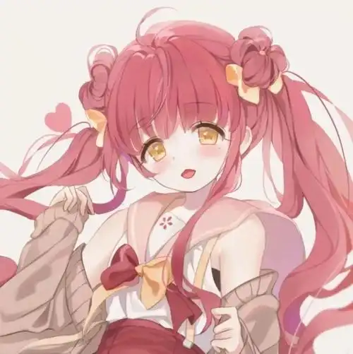 粉色少女心的动漫头像_腾讯新闻