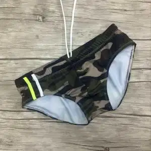 裤青年低腰性感紧身防尴尬三角泳裤泳装 游泳装备温泉泳衣