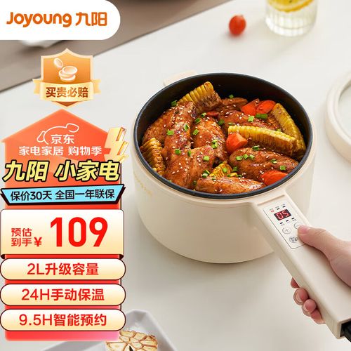 九阳(joyoung)宿舍电煮锅小电锅多功能锅家用电煮锅宿舍煎炒一体电