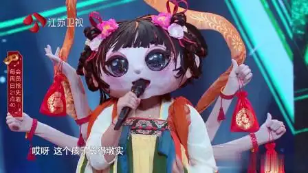 《蒙面唱将猜猜猜5》仙女赐福李雪琴讲述学琵琶经历,旗袍竟成绊脚石