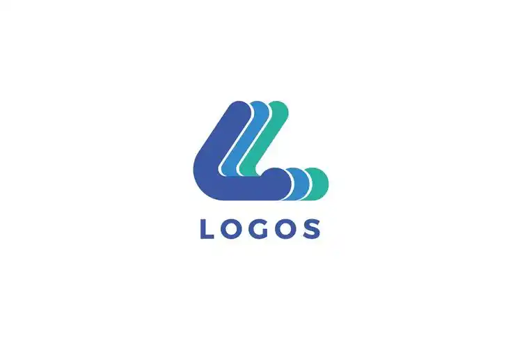 字母l图形创意logo商标设计模板lletterlogotemplate