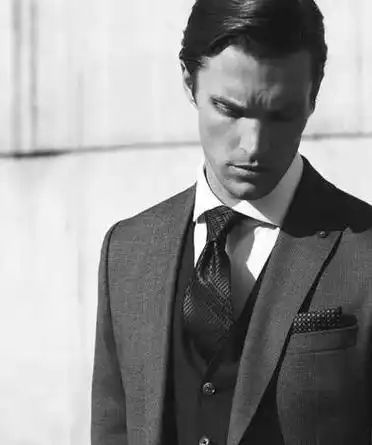 穿西装打领带就更加像成功人士(别人打领带穿西装一秒变大佬)(40)