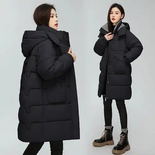 冬装 中长款 宽松加厚保暖白鸭绒时尚 潮流显瘦外套 - 女装/女士精品