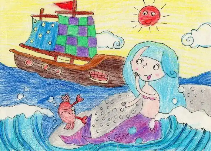 天一学员绘本展-----郭思烨《海的女儿》