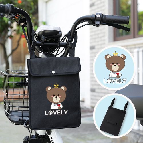 电动车前置挂包挂袋电车收纳袋电瓶车载挂袋防水挂兜加厚收纳包