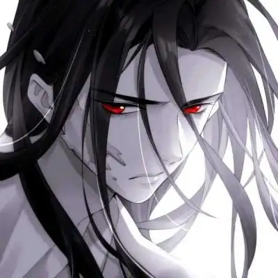 黑暗系高冷男生头像