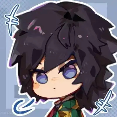 高清可爱的鬼灭之刃卡通画q版头像图片