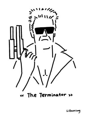 用简笔画的绘画形式,绘制100套我认为最值得看的"好电影"