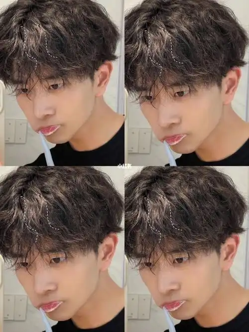 男生发型设计93韩式羊毛卷97适合各种脸型烫发