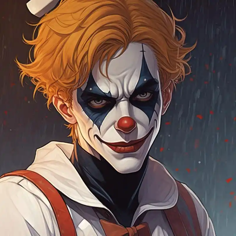 高清重现每一个细节,他的哀伤如此深刻.喜欢这些伤感的小丑头像吗?