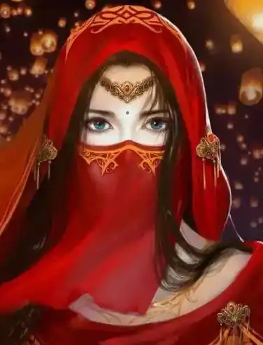 十二星座专属古风面纱美女双子座冷酷无情狮子座霸气坦然