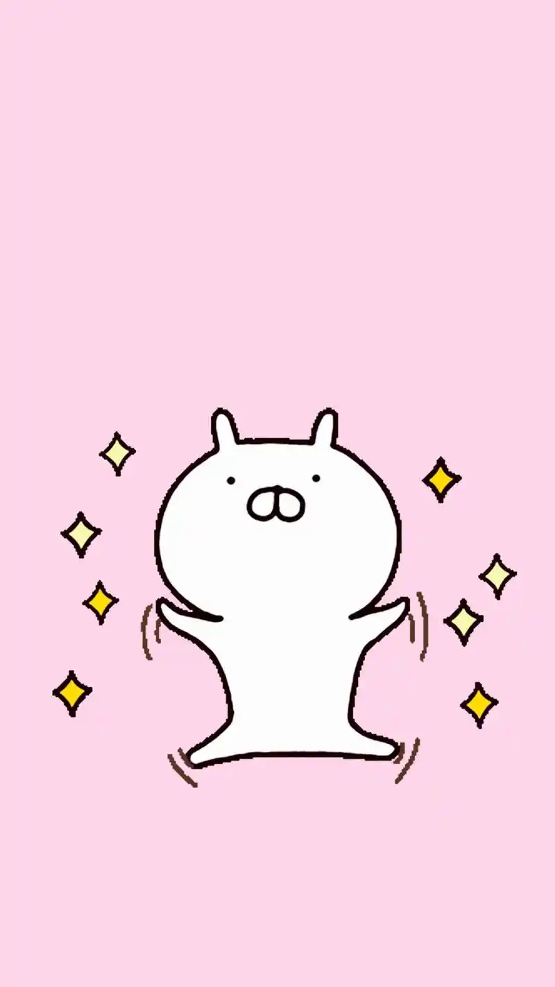 小清新粉色系卡通高清手机壁纸