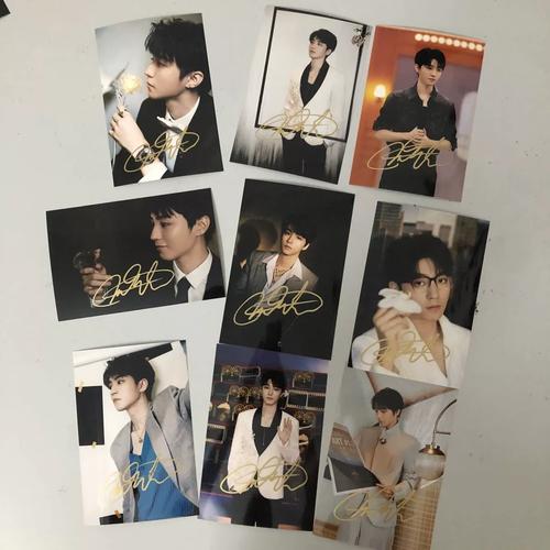 tfboys王俊凯亲笔签名照片时尚周边包邮王俊凯亲笔签名保真非印刷