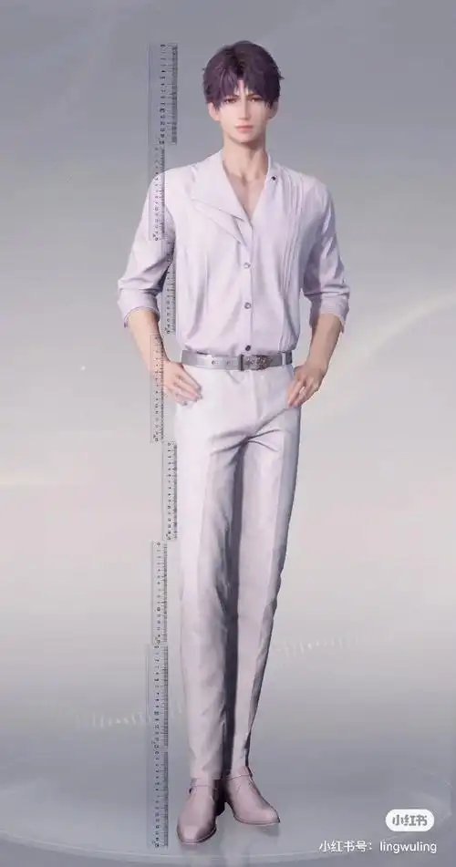 恋与深空祁煜##恋与深空#祁煜的真实身高!(不完全统计)