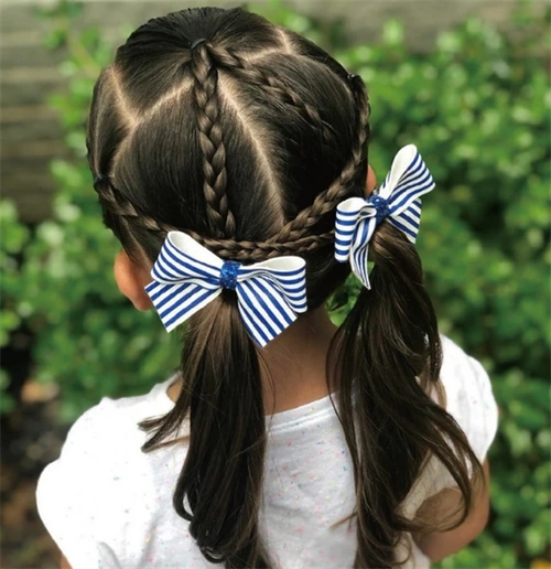 3-10岁小女孩编发 精美入门款双马尾_儿童发型 - 美发站