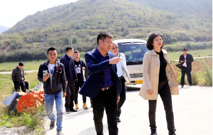 冯海燕调研五盖山镇脱贫攻坚和产业项目工作