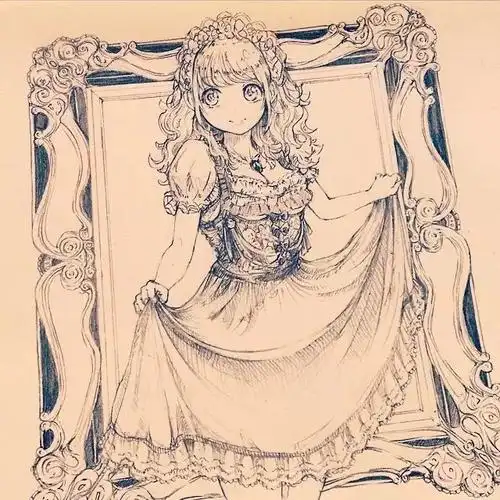 动漫手绘线条感十足每一个人物都好卡哇伊