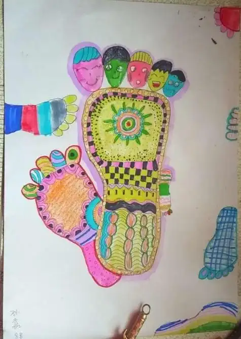 脚丫怎么画脚丫怎么画简笔画