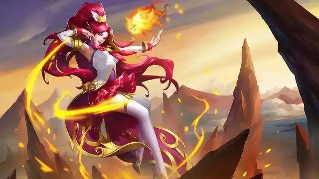 英魂之刃口袋版新皮肤炽焰火女纵火魔女