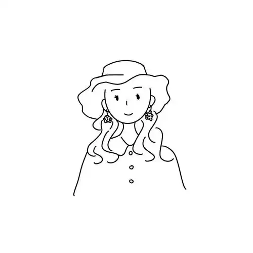 致命女人 - 黑白线条人物头像合集