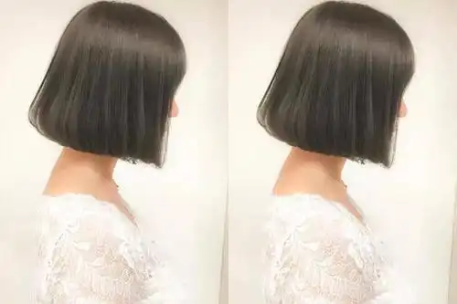 最经典的才是最流行的,10款齐脖直发波波头短发,瘦脸百搭不过时