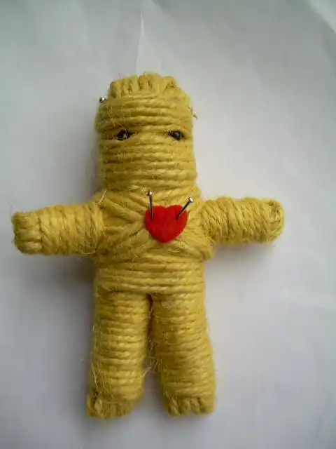 负心巫小人诅咒娃娃降头符咒蛊小人符扎挂件?系草人打汉毒