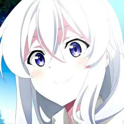 白头发动漫可爱头像女生高清图片