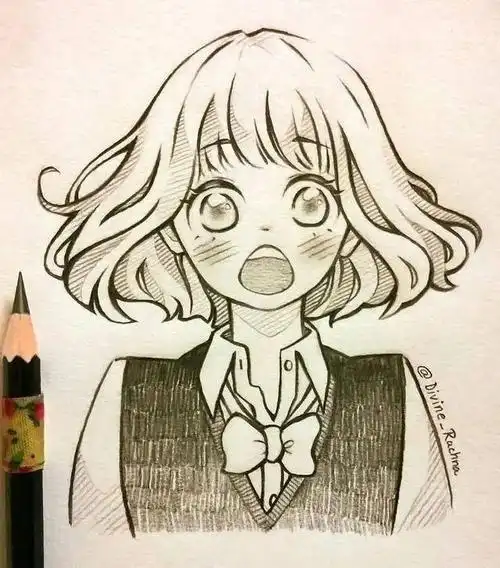 【推荐手绘】很美的手绘动漫人物,好看_插画