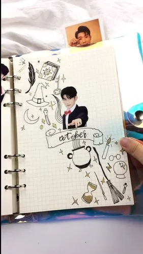 做了个王源的手帐