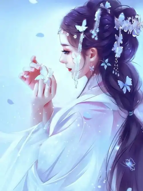 超美手绘仙气美女头像