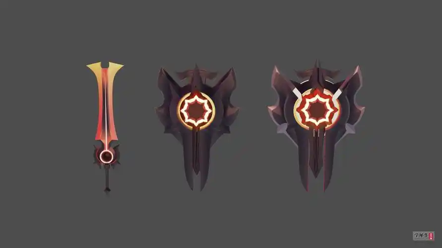 英雄联盟曙光女神日蚀骑士武器及盾牌