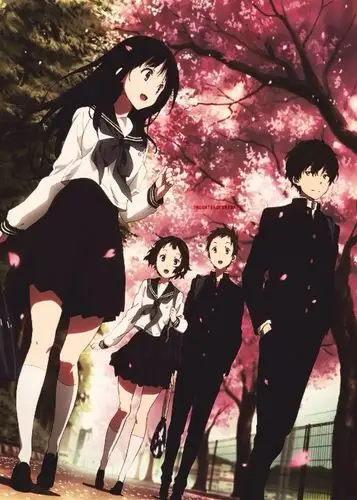 动画《冰菓》改编自少年推理题材的古典部系列小说,故事为做事不积极