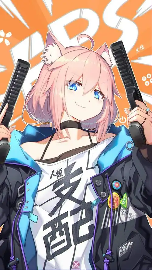 灰色短发戴眼镜身披外套的动漫御姐