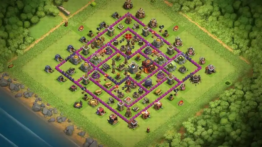 10本10本防守超强阵型链接,10本10本防守超强coc阵型10本10本防守超强