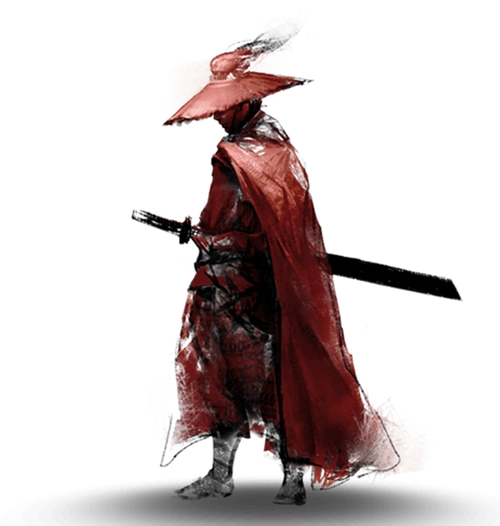 英雄留步招聘设计师古风剑客竖版海报