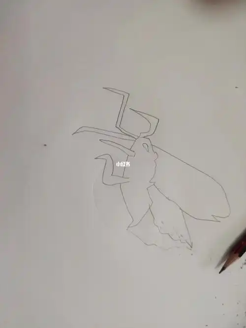 一定要看到最后  #魔斯拉  #哥斯拉怪兽之王  #绘画  #电影  #简笔画