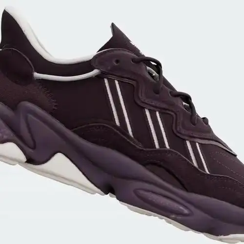 阿迪达斯adidas三叶草运动鞋ozweego系列全网面透气男鞋轻便休闲鞋ee