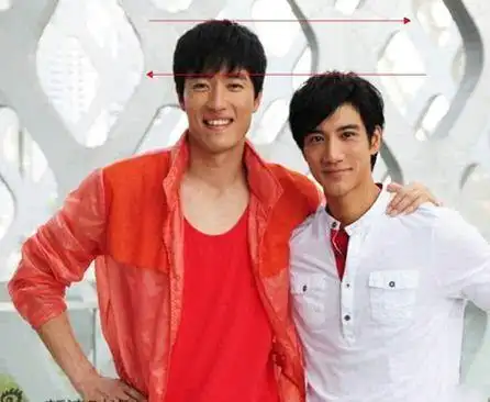 黄晓明baby几乎一样高 明星真实身高揭秘